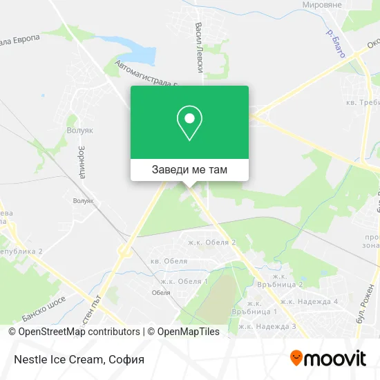 Nestle Ice Cream карта