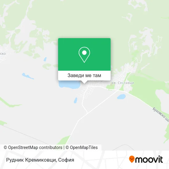 Рудник Кремиковци карта