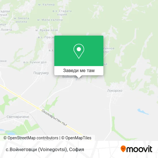 с.Войнеговци (Voinegovtsi) карта