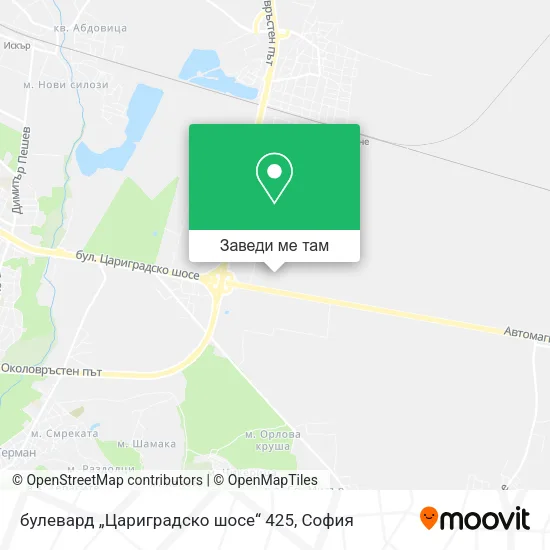 булевард „Цариградско шосе“ 425 карта