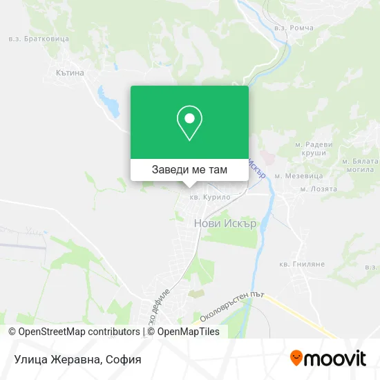 Улица Жеравна карта