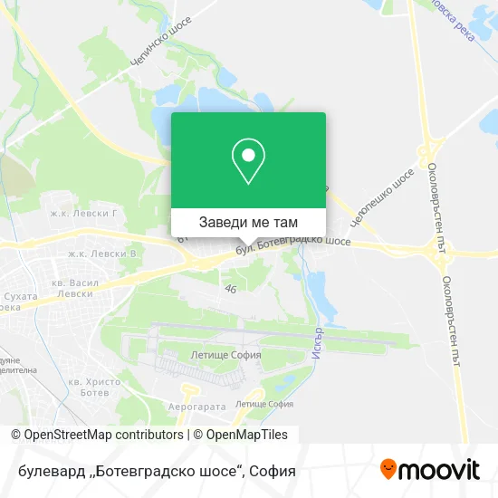 булевард ,,Ботевградско шосе“ карта