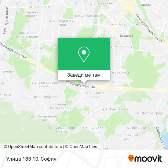 Улица 183 10 карта