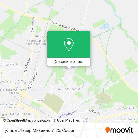 улица „Лазар Михайлов“ 25 карта