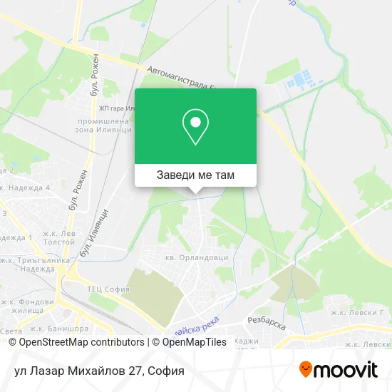ул Лазар Михайлов 27 карта