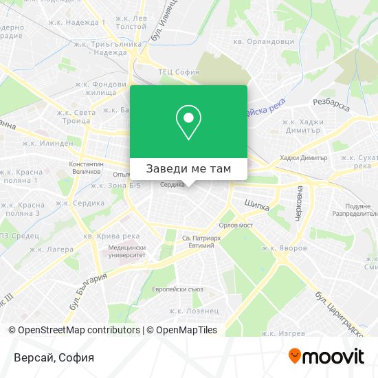 Версай карта