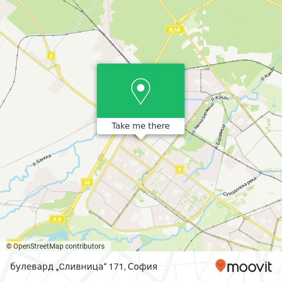 булевард „Cливница“ 171 карта