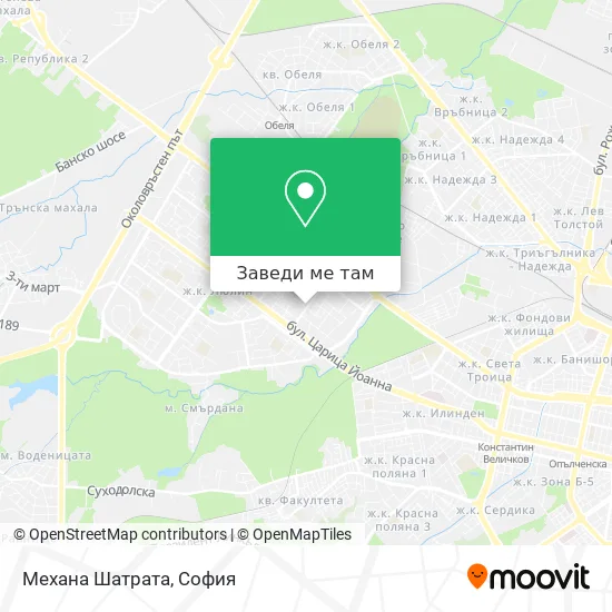 Механа Шатрата карта
