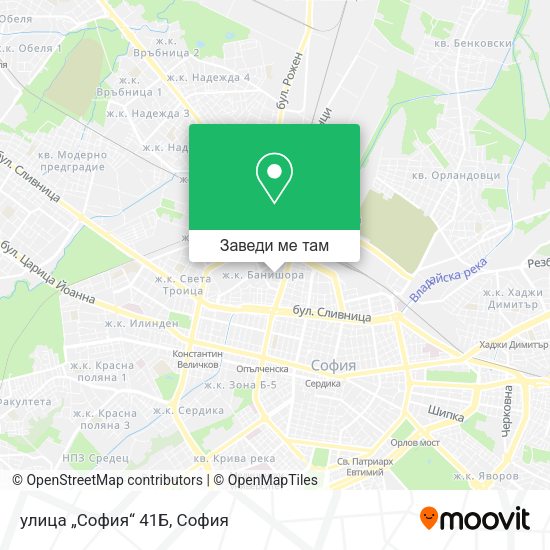 улица „София“ 41Б карта