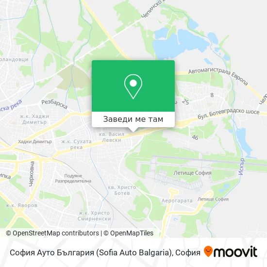 София Ауто България (Sofia Auto Balgaria) карта