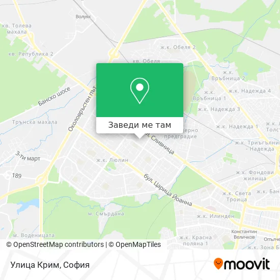 Улица Крим карта