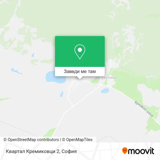 Квартал Кремиковци 2 карта