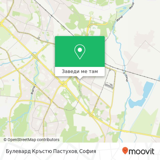 Булевард Кръстю Пастухов карта