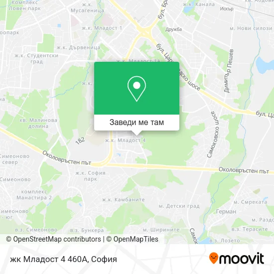 жк Младост 4 460А карта