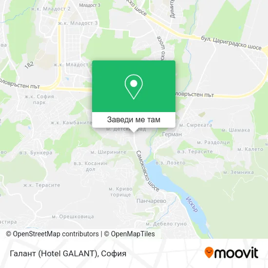 Галант (Hotel GALANT) карта