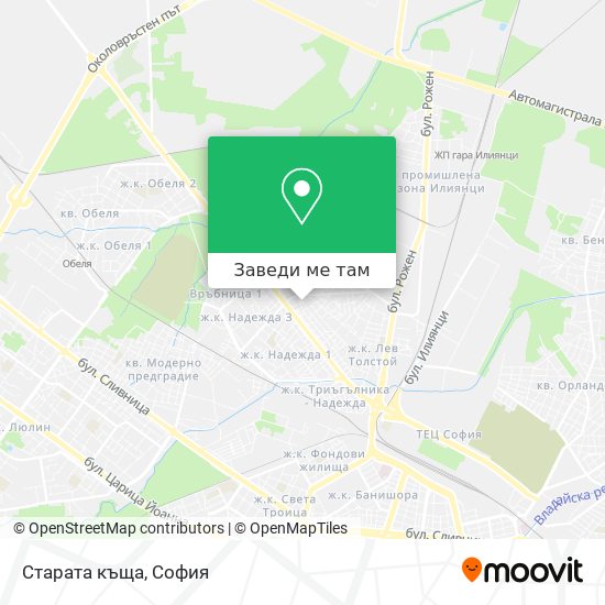 Старата къща карта