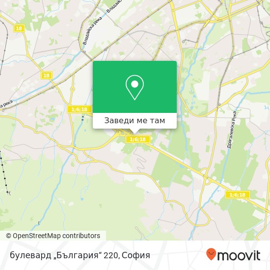 булевард „България“ 220 карта