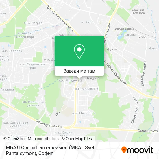 МБАЛ Свети Панталеймон (MBAL Sveti Pantaleymon) карта