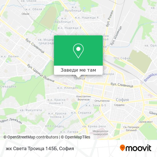 жк Света Троица 145Б карта