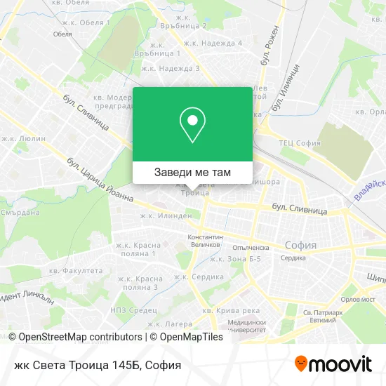 жк Света Троица 145Б карта