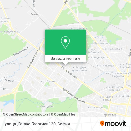 улица „Вълчо Георгиев“ 20 карта