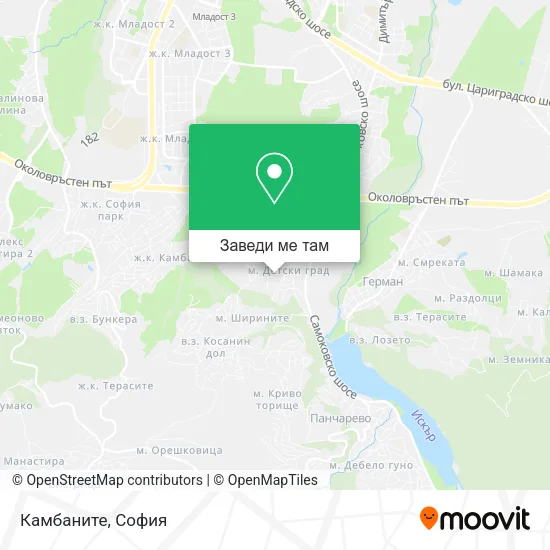 Камбаните карта