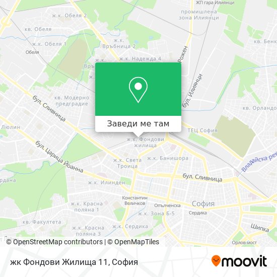 жк Фондови Жилища 11 карта