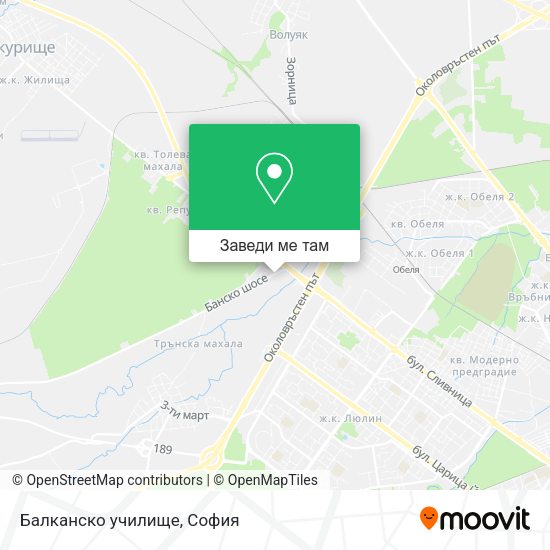 Балканско училище карта