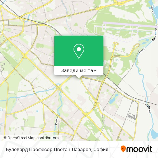 Булевард Професор Цветан Лазаров карта