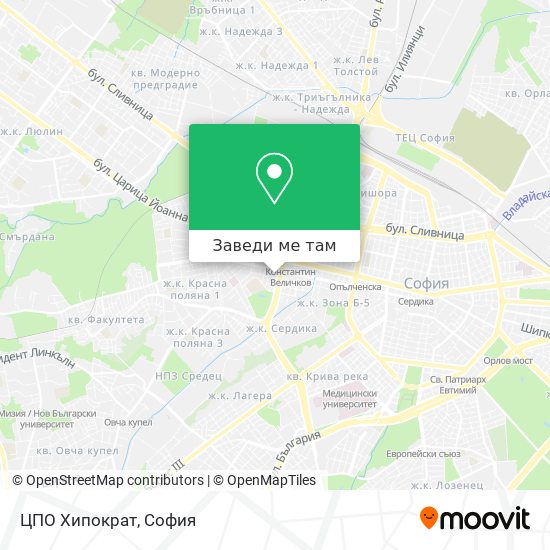 ЦПО Хипократ карта