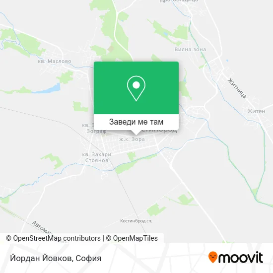 Йордан Йовков карта