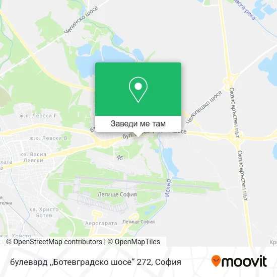булевард ,,Ботевградско шосе“ 272 карта