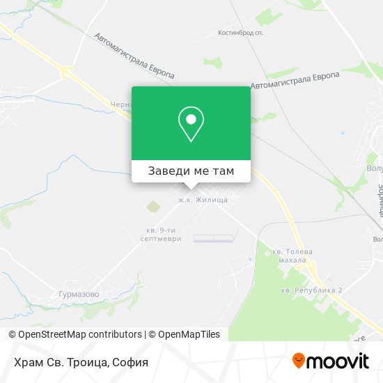 Храм Св. Троица карта
