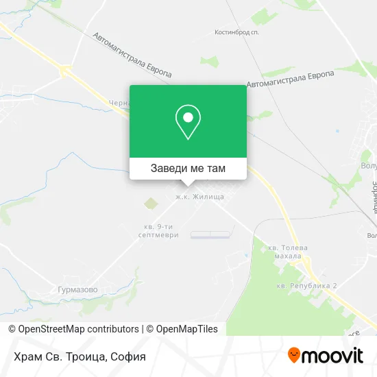 Храм Св. Троица карта