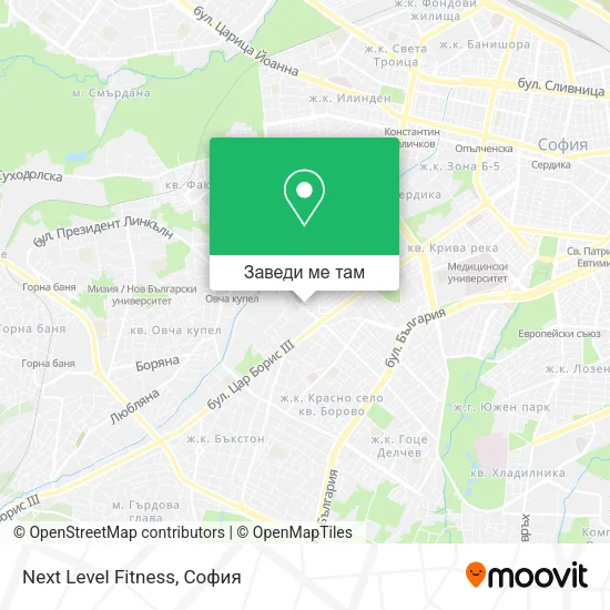 Next Level Fitness карта