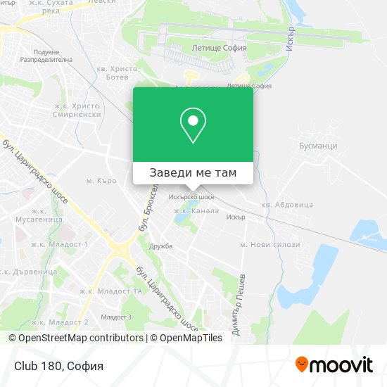 Club 180 карта