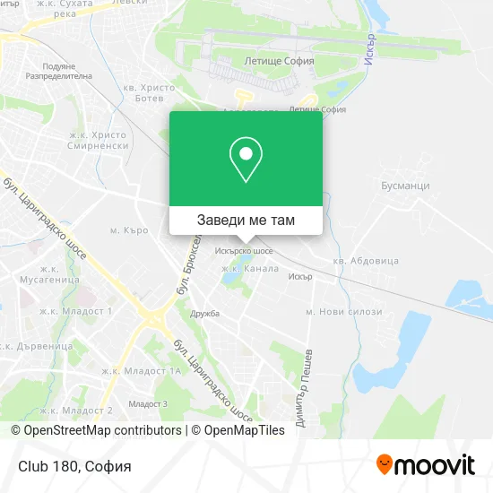 Club 180 карта