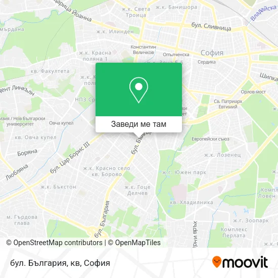 бул. България, кв карта