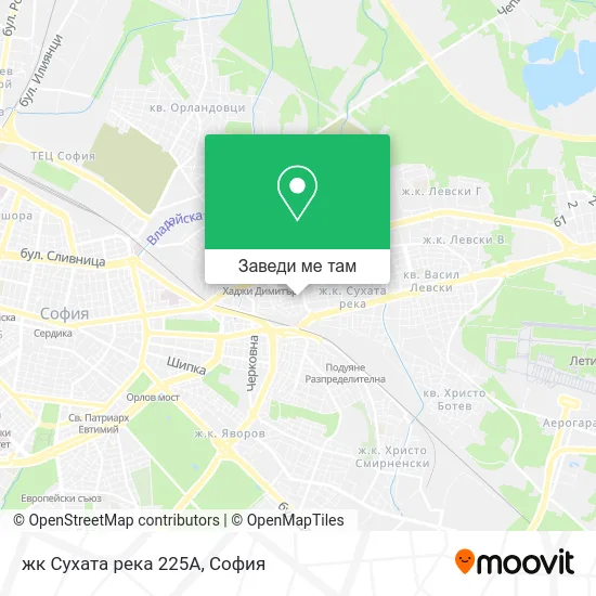 жк Сухата река 225А карта