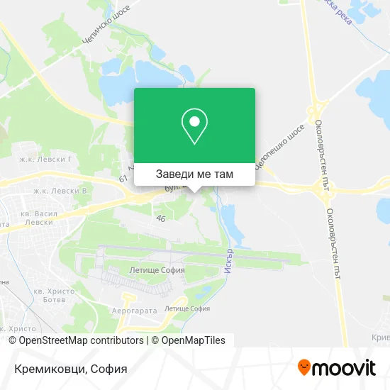 Кремиковци карта