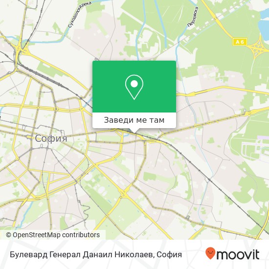 Булевард Генерал Данаил Николаев карта