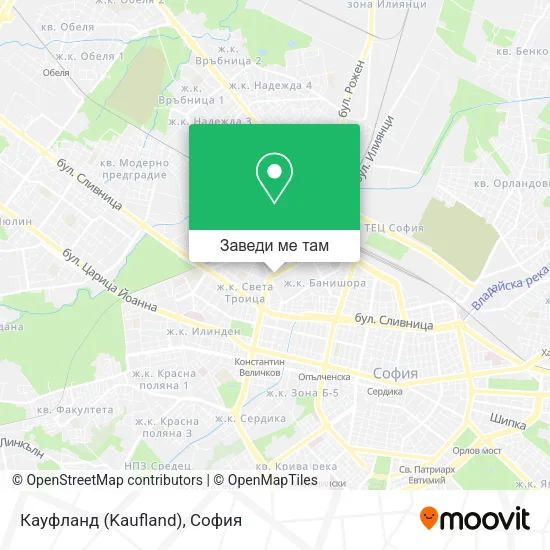Кауфланд (Kaufland) карта
