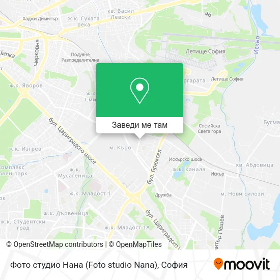 Фото студио Нана (Foto studio Nana) карта