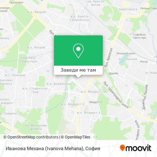Иванова Механа (Ivanova Mehana) карта