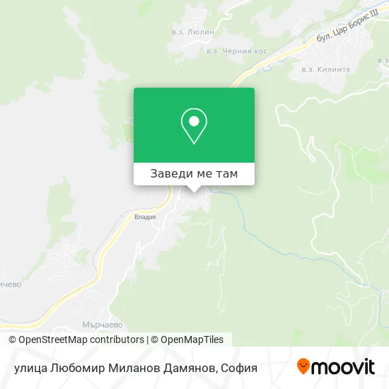 улица Любомир Миланов Дамянов карта