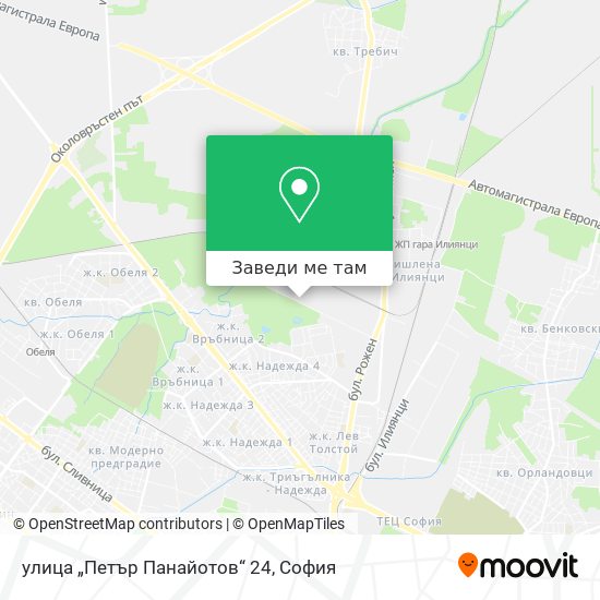 улица „Петър Панайотов“ 24 карта