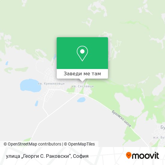 улица „Георги С. Раковски“ карта