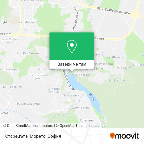 Старецът и Морето карта