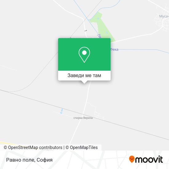 Равно поле карта