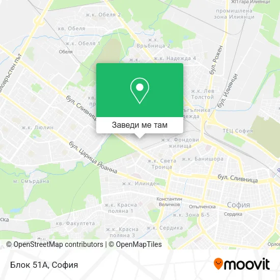 Блок 51А карта